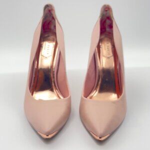 NEW Ted Baker London Melisah Blush Pink Pumps Heels Rose Gold EU 39.5 US  9